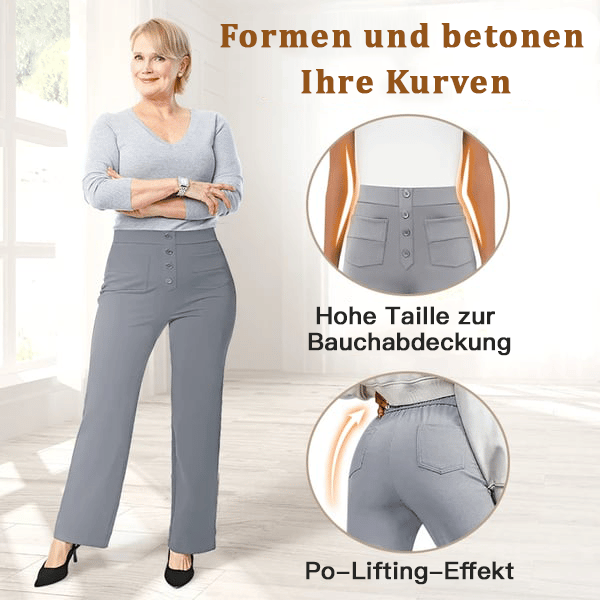 Sienna | Chic High-Waisted Stretch Trousers