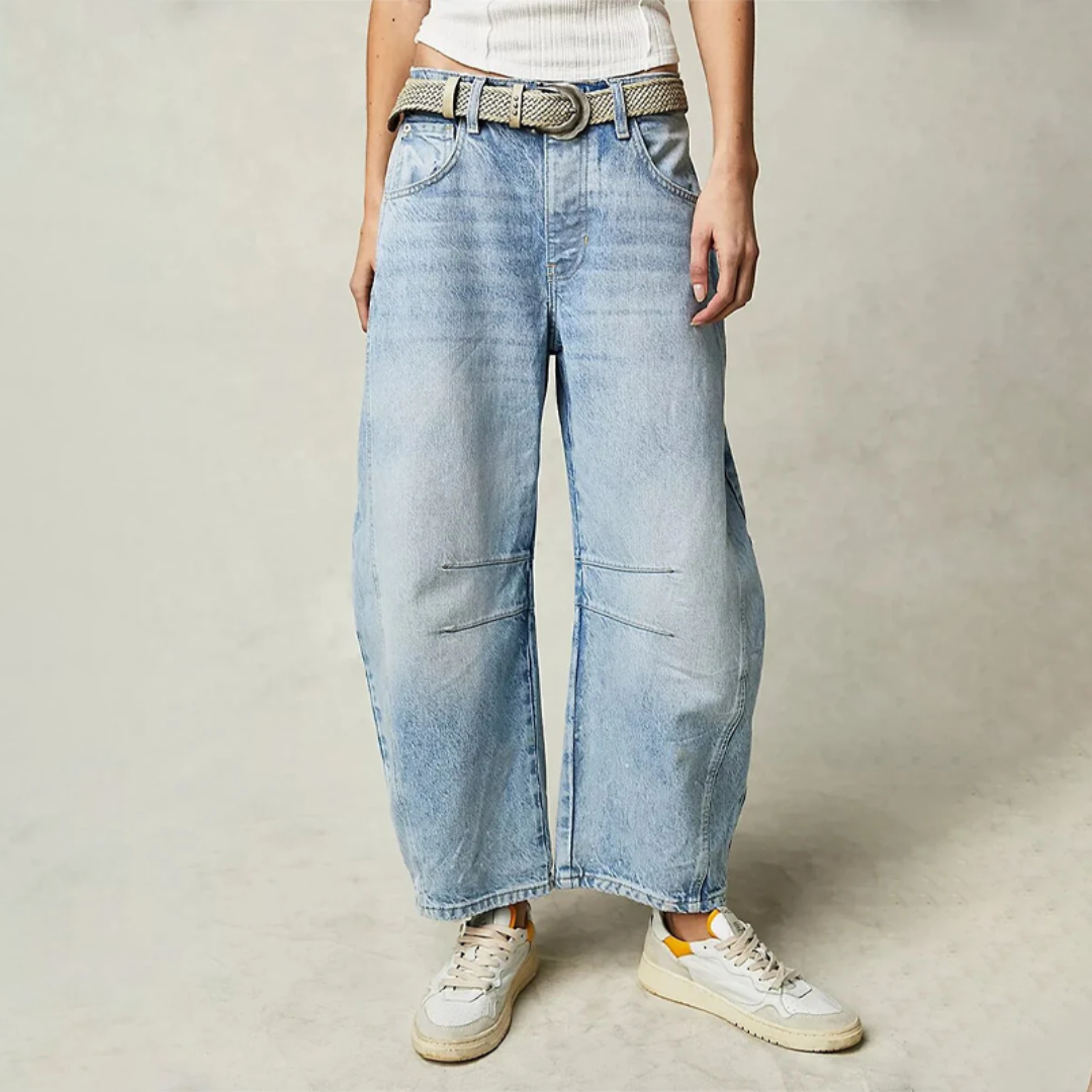 Nina | Relaxed Fit Wide Leg Jeans