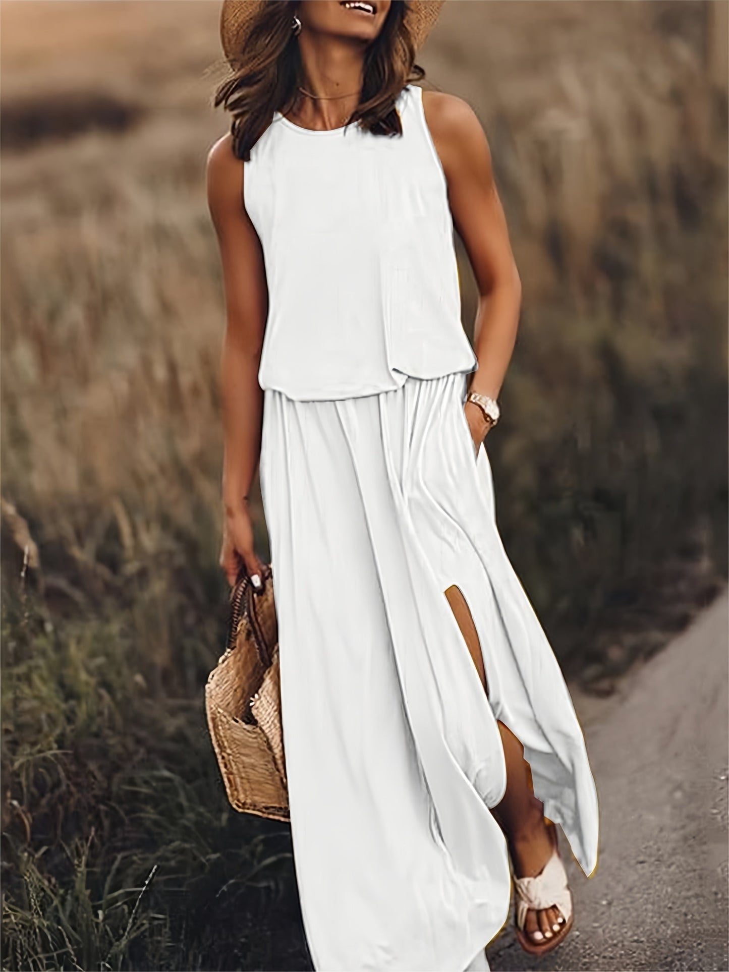 Lila | Elegant Sleeveless Maxi Gown