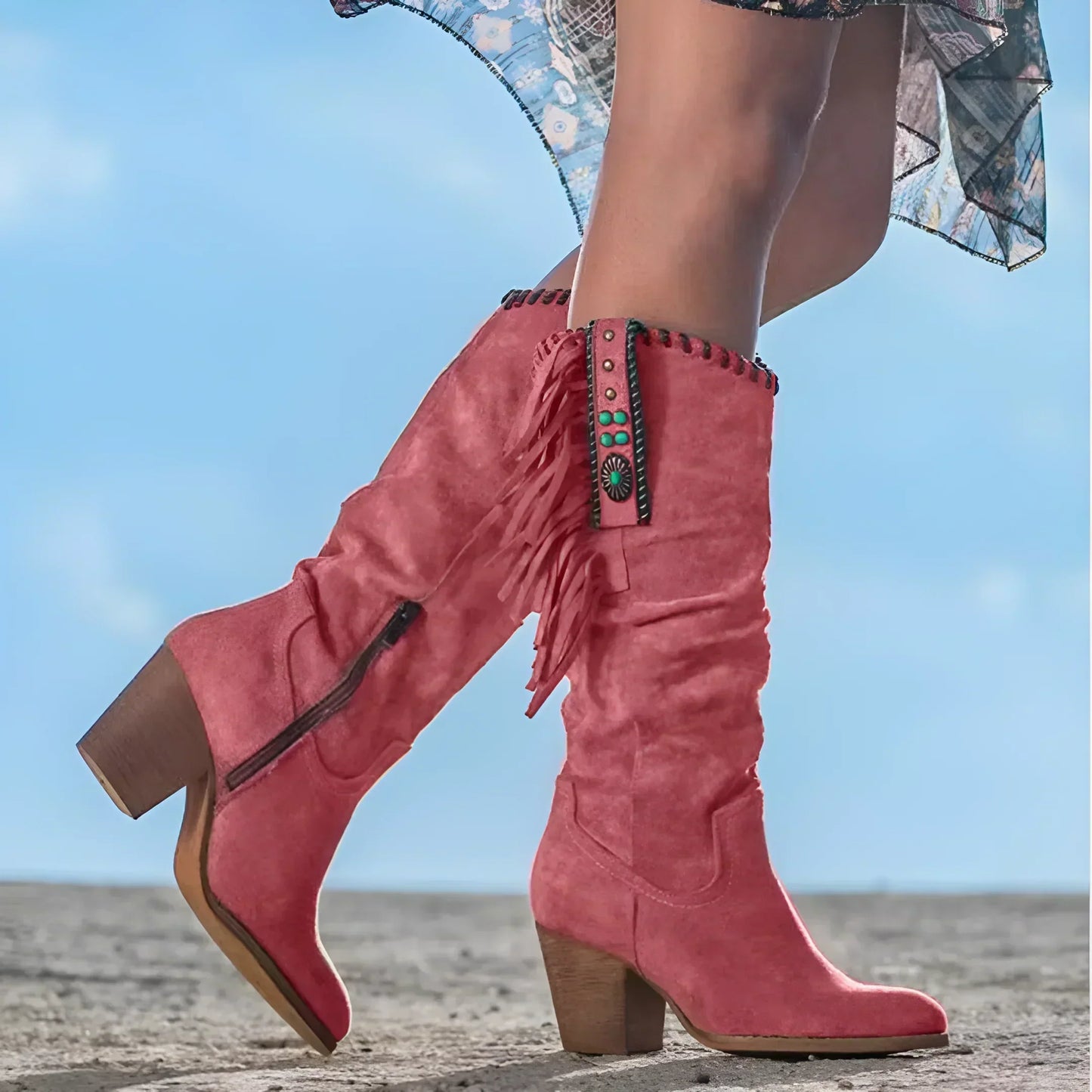 Seraphina | Rustic Leather Cowboy Boots
