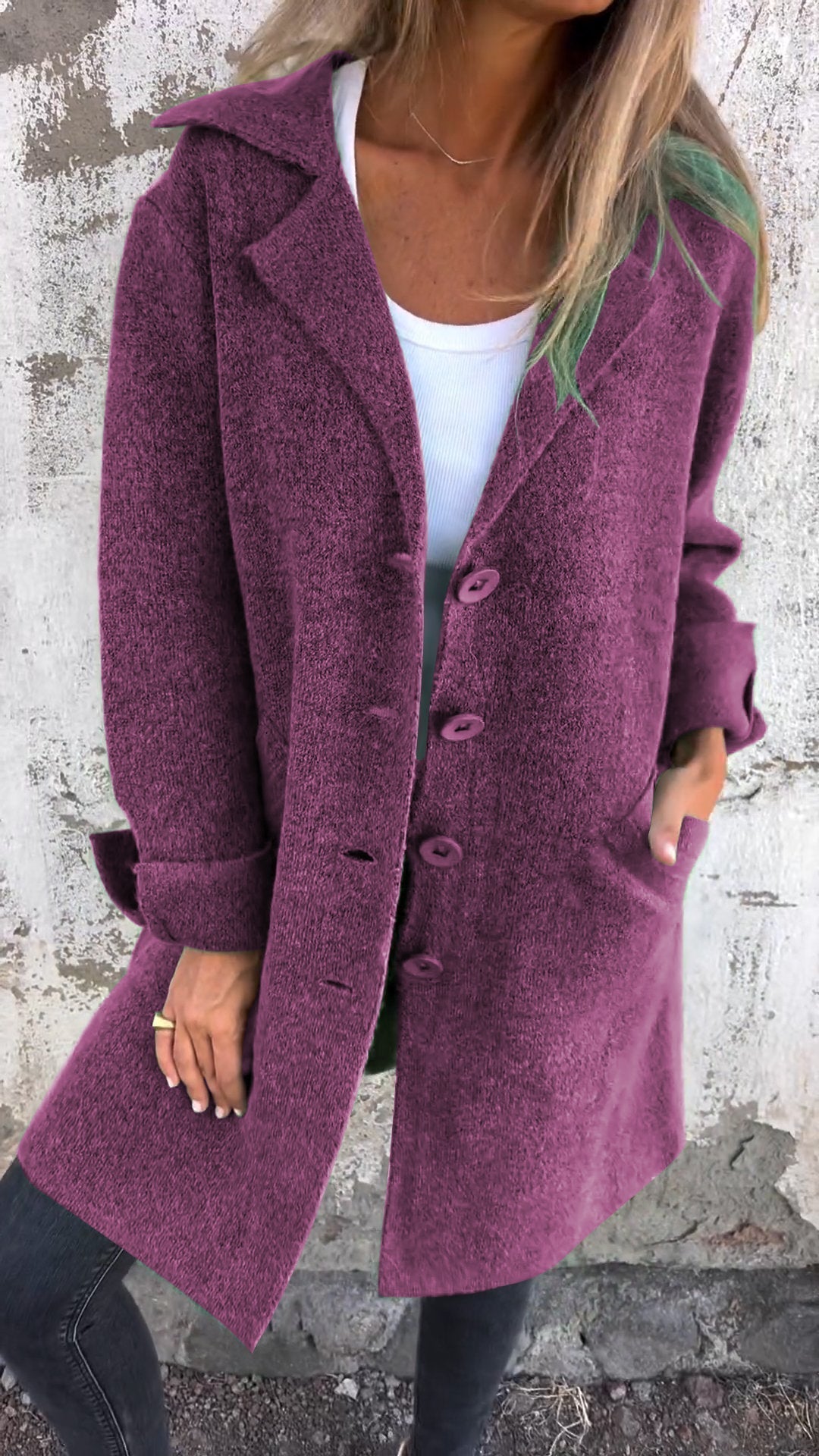 Sienna | Effortless Long Lapel Coat
