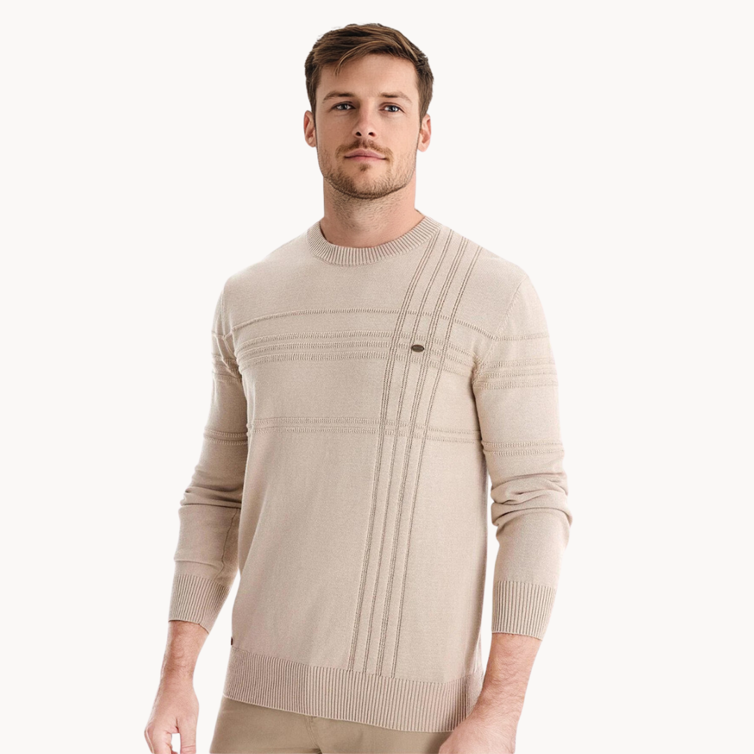 Van Tilburgh™ | Men's Sweater with Check Design