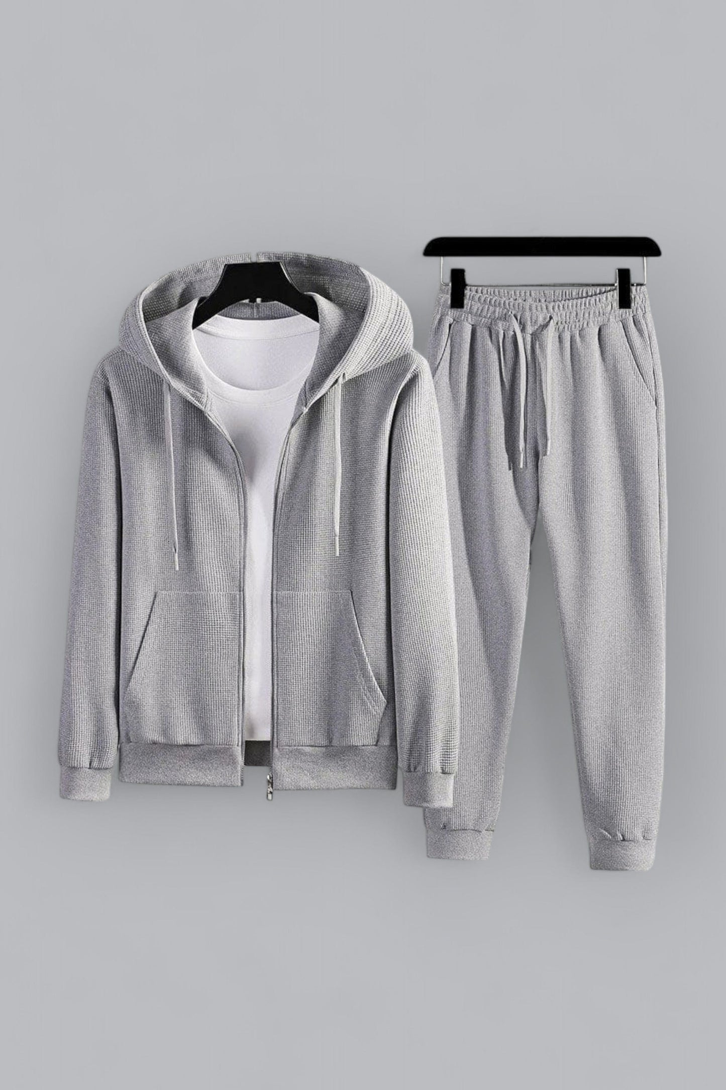 Waffle Knit Loungewear Set