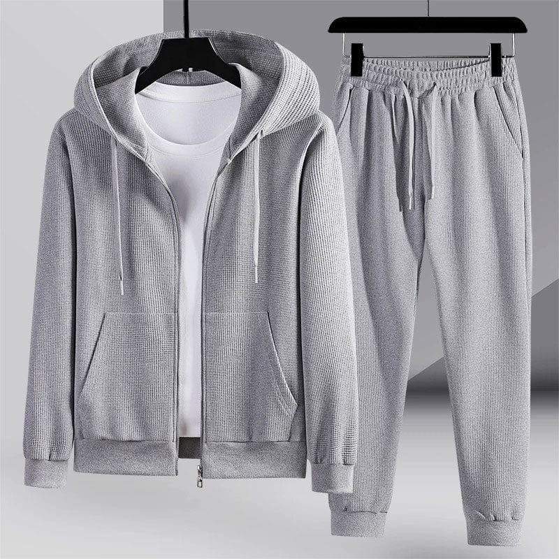 Waffle Knit Loungewear Set