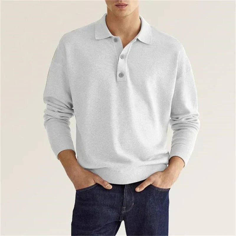 Eleganz Edge Polo | Men's Long Sleeve Polo