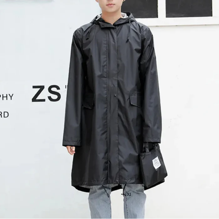 Avery™ - Elegant Hooded Long Jacket