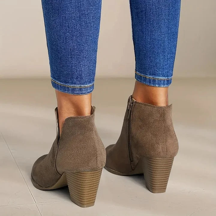 Lydia | Chic Women's Ankle Boots with Chunky Heel