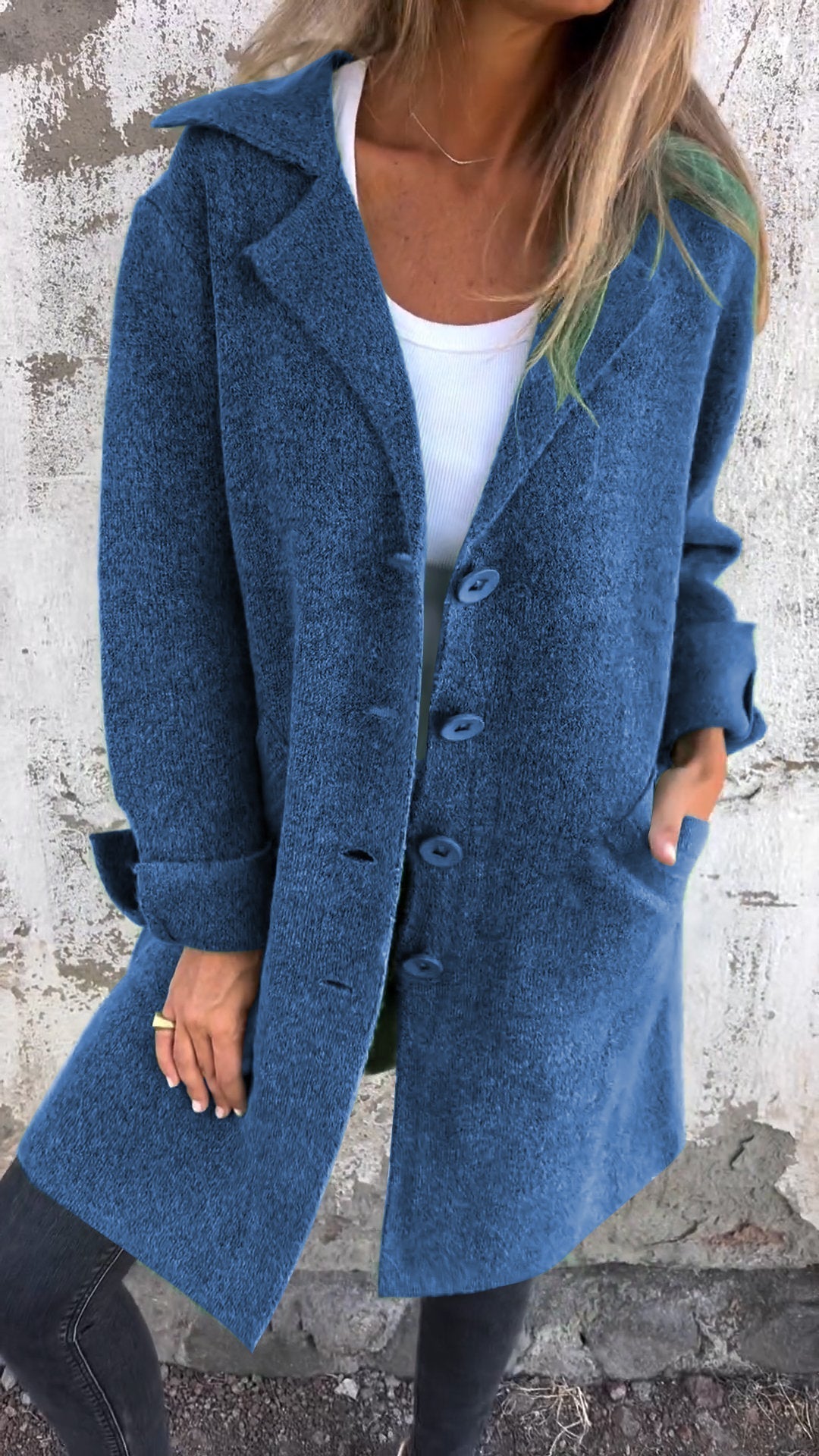 Sienna | Effortless Long Lapel Coat