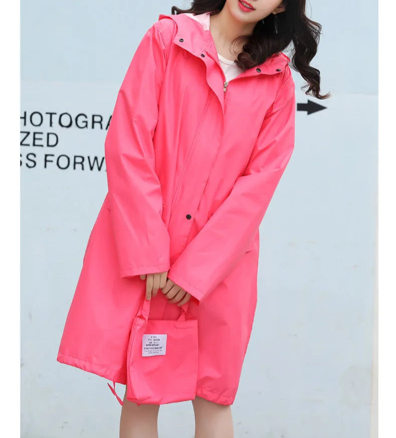 Avery™ - Elegant Hooded Long Jacket