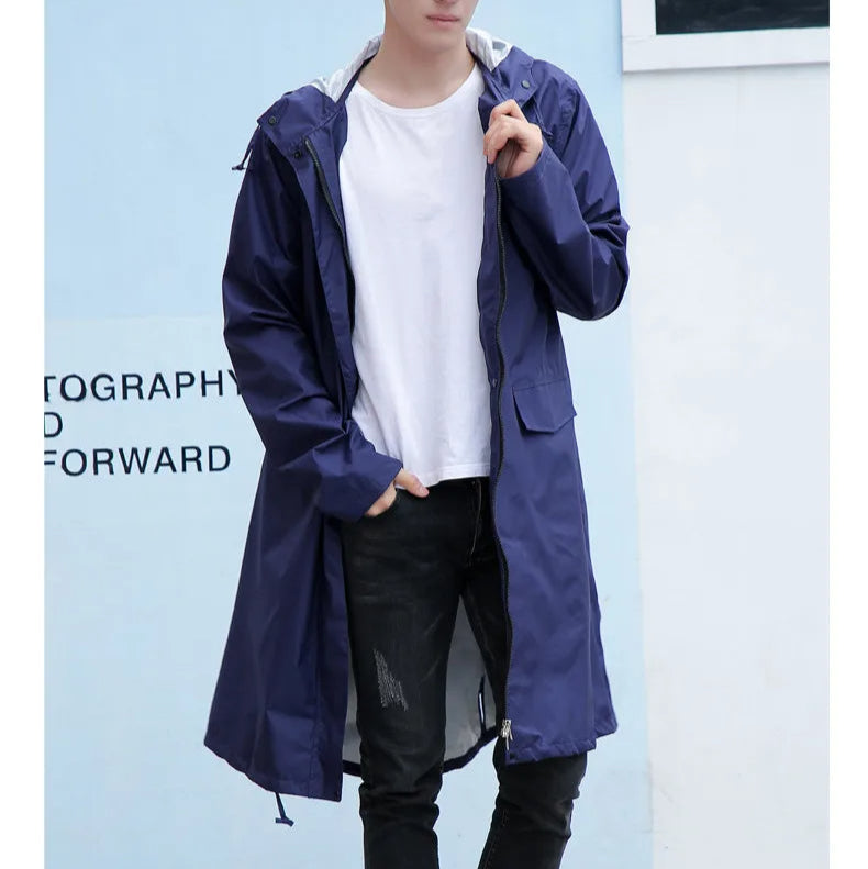 Avery™ - Elegant Hooded Long Jacket
