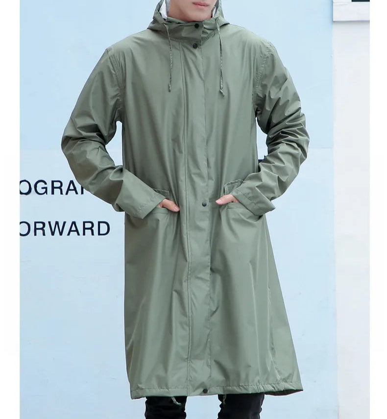 Avery™ - Elegant Hooded Long Jacket
