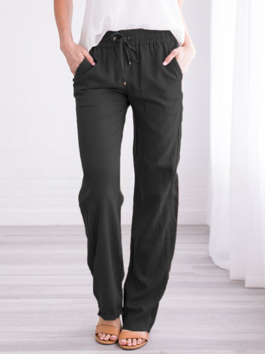 Cecilia | Cool and Airy Linen Trousers