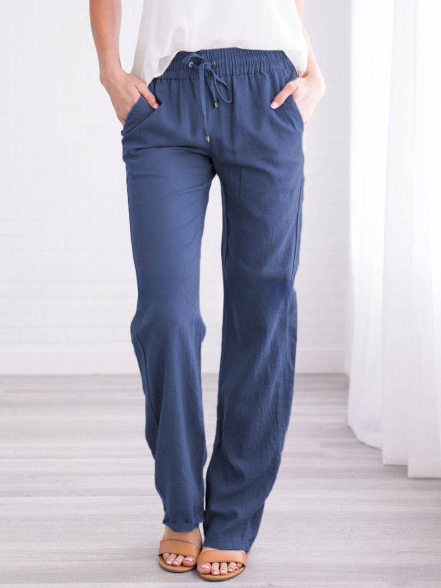 Cecilia | Cool and Airy Linen Trousers
