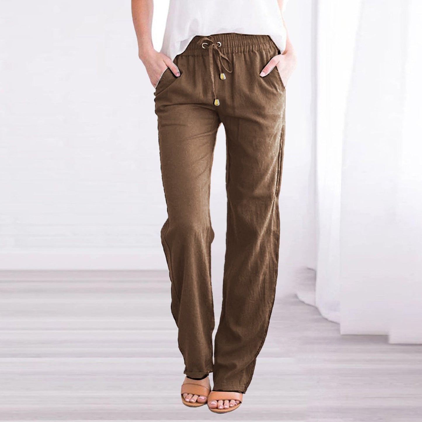 Cecilia | Cool and Airy Linen Trousers