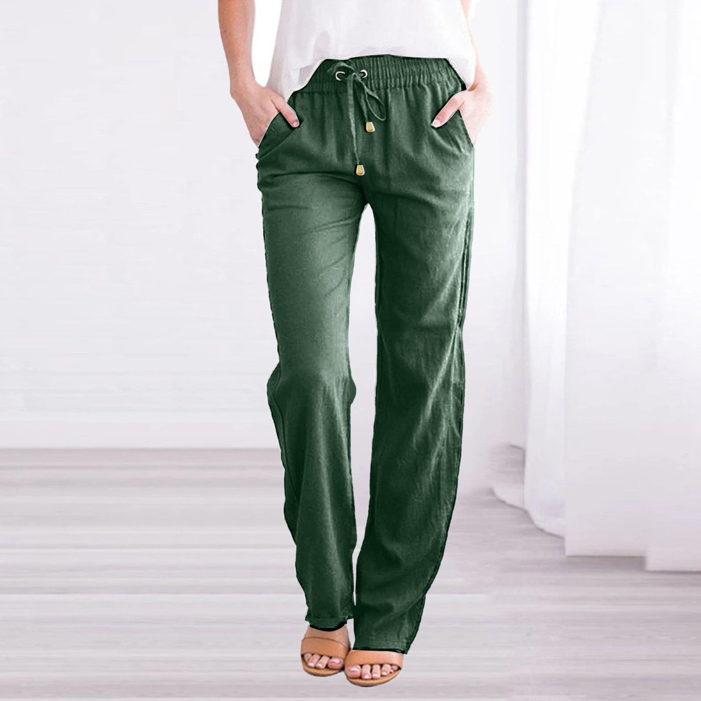 Cecilia | Cool and Airy Linen Trousers