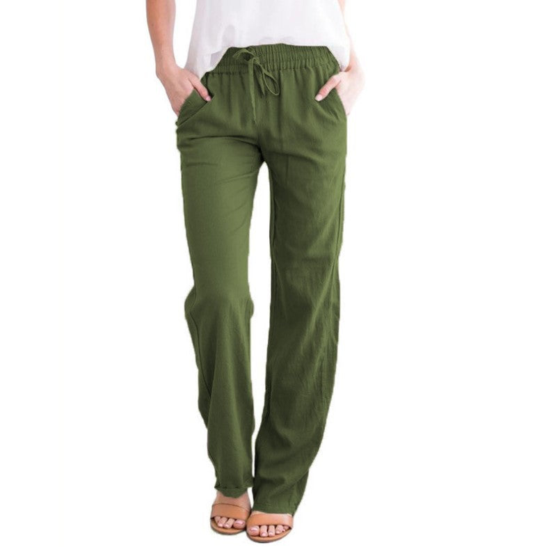 Cecilia | Cool and Airy Linen Trousers