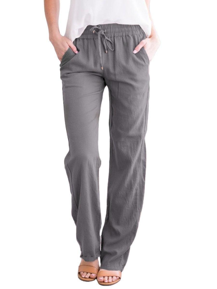 Cecilia | Cool and Airy Linen Trousers