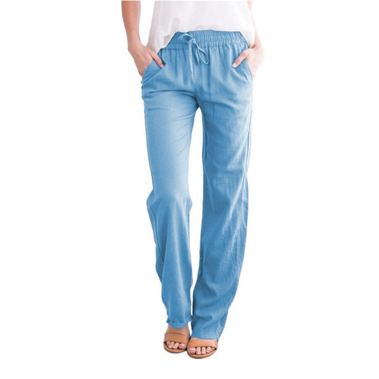 Cecilia | Cool and Airy Linen Trousers