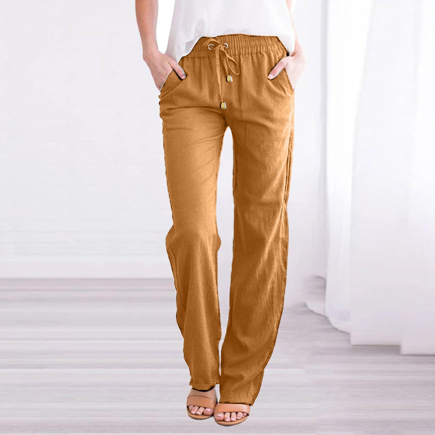 Cecilia | Cool and Airy Linen Trousers