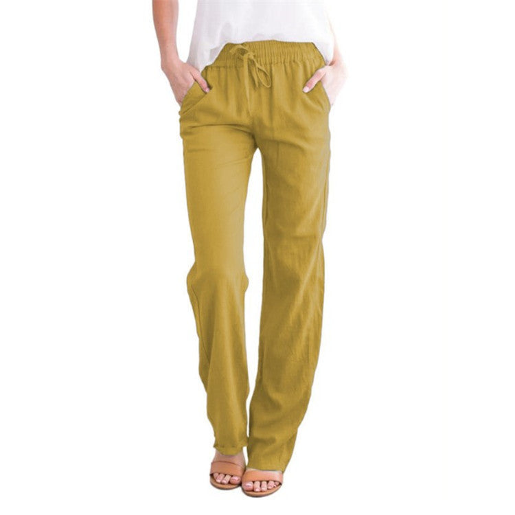 Cecilia | Cool and Airy Linen Trousers