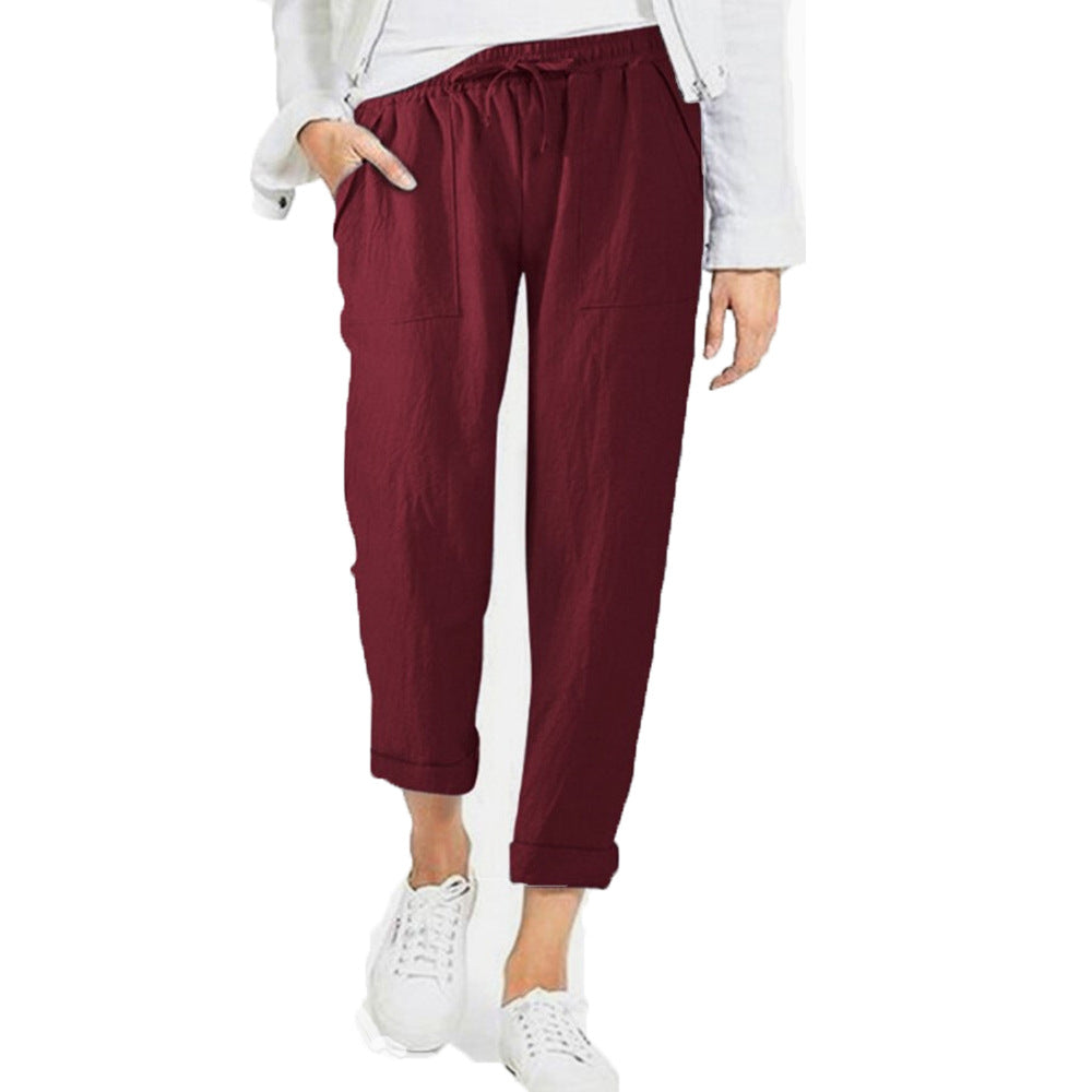 Cecilia | Cool and Airy Linen Trousers