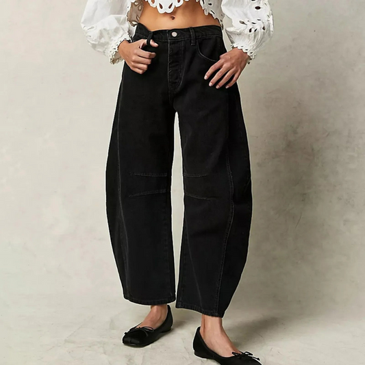 Nina | Relaxed Fit Wide Leg Jeans