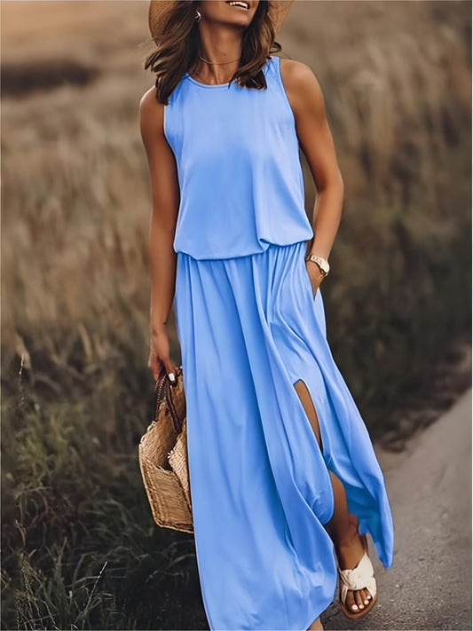 Lila | Elegant Sleeveless Maxi Gown