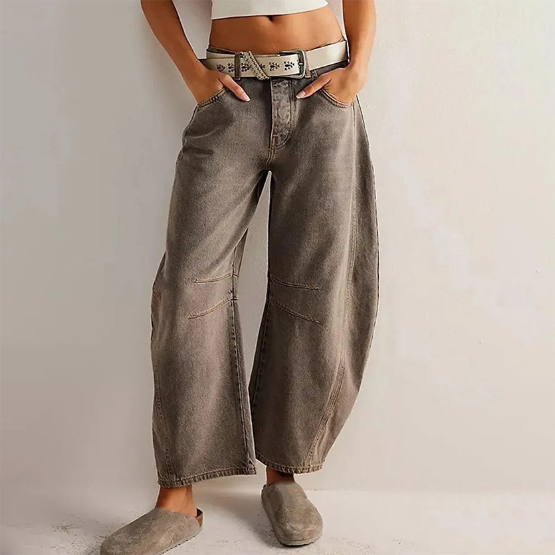 Nina | Relaxed Fit Wide Leg Jeans