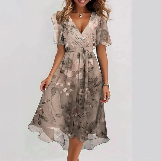 Lila | Graceful Chiffon Gown