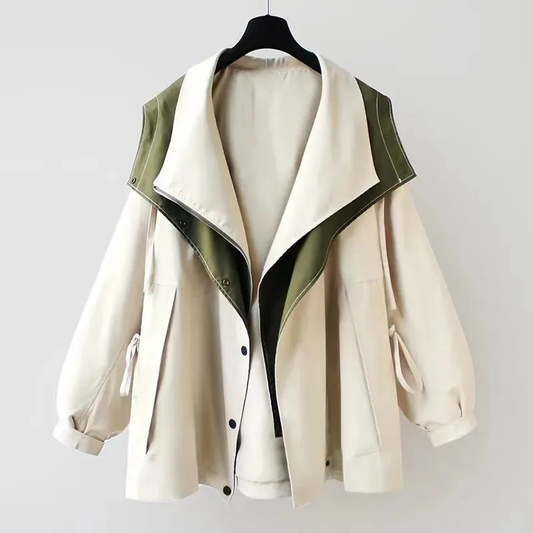 Elena | Chic Water-Resistant Trench Coat