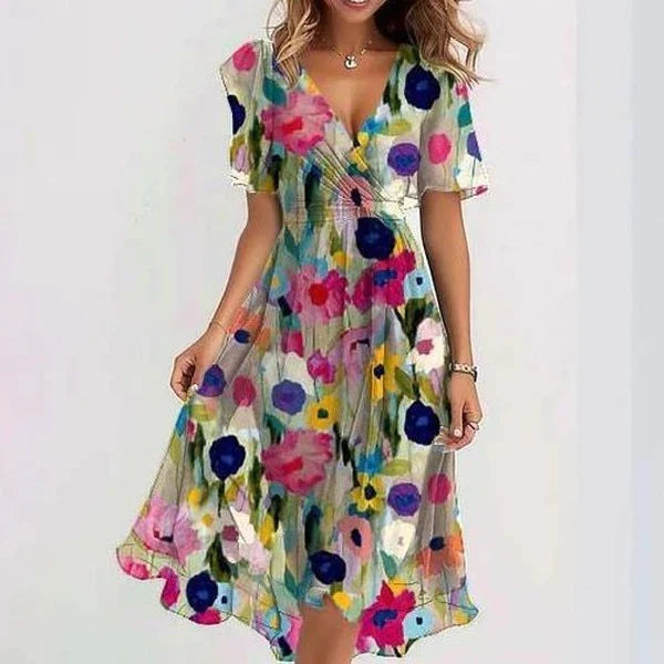 Lila | Graceful Chiffon Gown