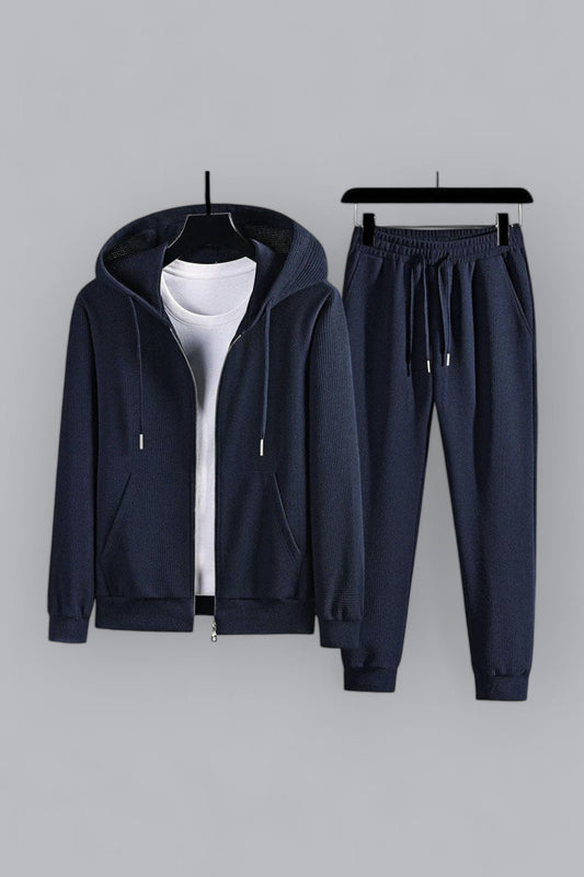 Waffle Knit Loungewear Set