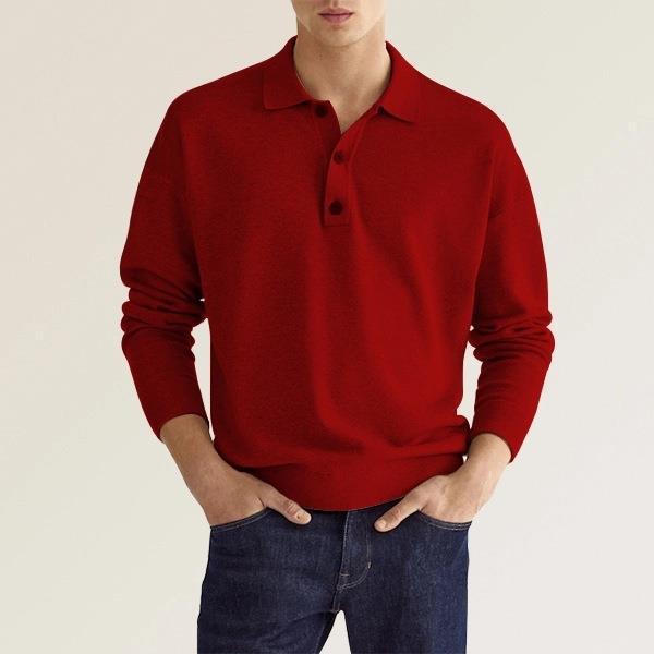 Eleganz Edge Polo | Men's Long Sleeve Polo