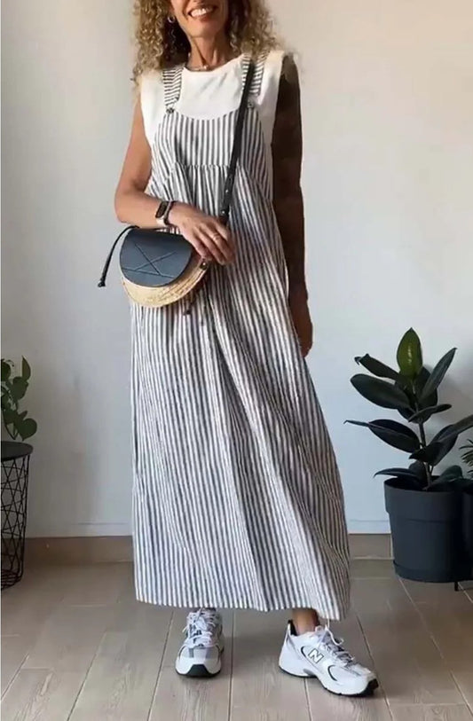 Maris | Striped Enchantment Maxi Dress